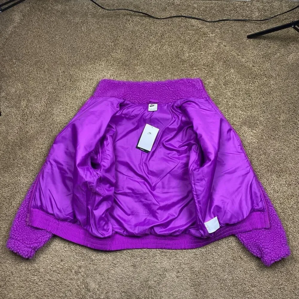 Nike Women's Purple and Pink Sweatshirt